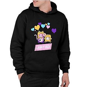 lanky boxy, lankybox edits, gamer, lankybox plush, lankybox among us, rocky plushie Pullover Hoodie