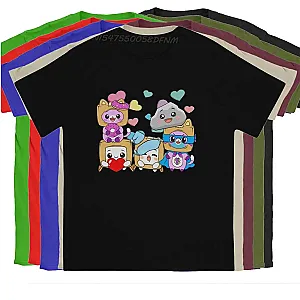 Lanky Box Cartoon Characters Boxy Foxy Cute T-shirts