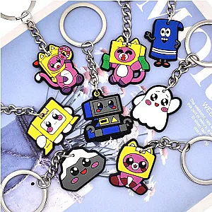 Lanky Box Cartoon Characters Keychain