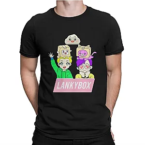 Lanky Box Foxy Boxy Rocky Justin Adam Cartoon T-shirts