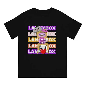 Lanky Box Foxy Boxy Rocky Cute Cartoon T-shirts