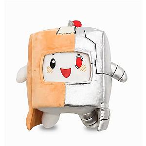 20cm Yellow White Boxy Lankybox Robot Cartoon Soft Stuffed Toys Plush