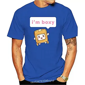 Lankybox I'm Boxy Cartoon Characters Print T-shirts