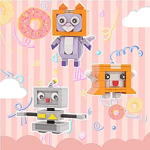 LankyBox Boxy Foxy Robot Figure Building Block Toy