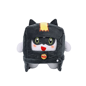 20cm Black White Boxy Suit Mask Stuffed Toy Plush