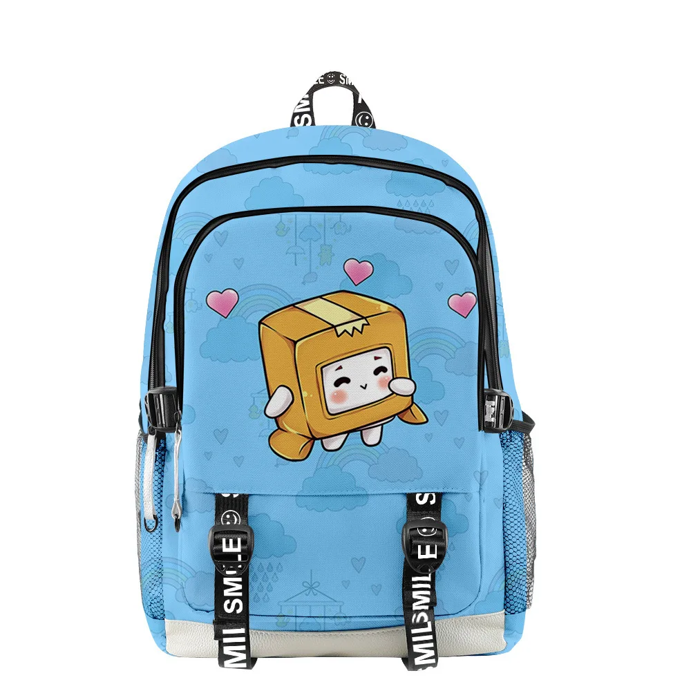 LankyBox Boxy Foxy Cartoon Print Large-capacity Backpack | Lankybox ...