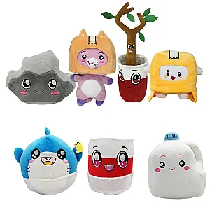 15-20cm Set 7pcs Lanky Box Stuffed Toy Plush