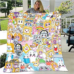 Lankybox Foxy Boxy Cartoon 3D Print Cute Blanket