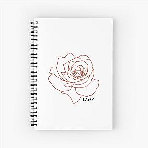 LANY Red Rose Logo Spiral Notebook