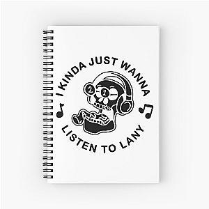 Lany Merch Listen To Lany Spiral Notebook