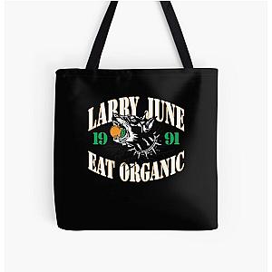 Larry June Merch Larry June Eat Organic All Over Print Tote Bag RB0208