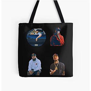 Larry June Stickers / Longsleeve All Over Print Tote Bag RB0208