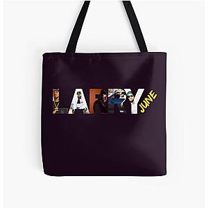 Larry June T Shirt / Mug | Larry June Stickers All Over Print Tote Bag RB0208