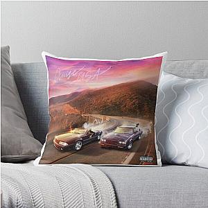 Larry June - Cruise USA Throw Pillow RB0208