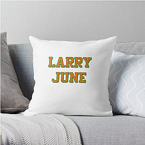 Larry June Merch Larry June Organic Logo Throw Pillow RB0208