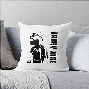 Larry June rapper designs  Throw Pillow RB0208