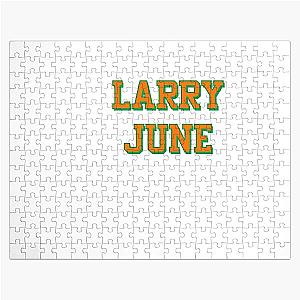 Larry June Merch Larry June Organic Logo Jigsaw Puzzle RB0208