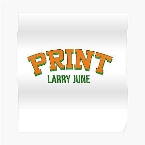 Larry June Merch Larry June Organic Logo Poster RB0208