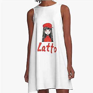 Red Latte Girl A-Line Dress
