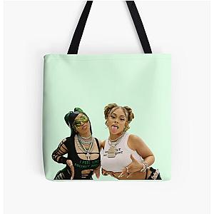 Latto and Cardi B Put It on the Floor Tote Bag