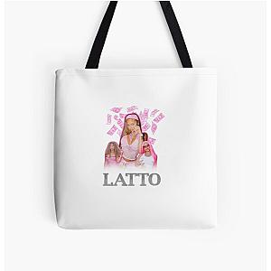 Latto Pink Glam All Over Print Tote Bag