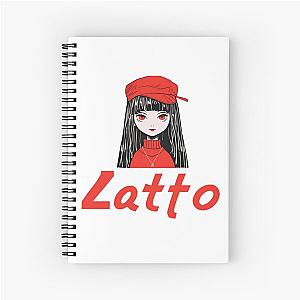 Red Latte Girl Design Notebook