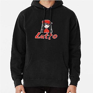Red Latte Girl Design Pullover Hoodie