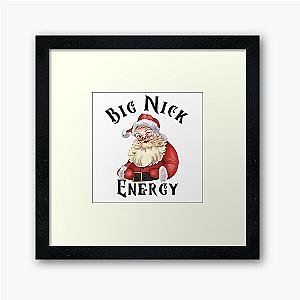 Big Nick Energy Big Energy Latto Christmas Framed Print