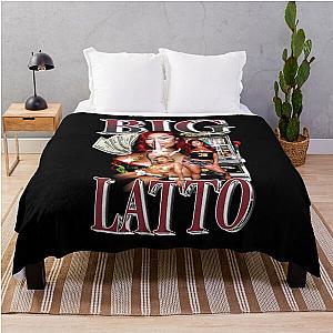 Big Latto Vintage Bootleg Throw Blanket