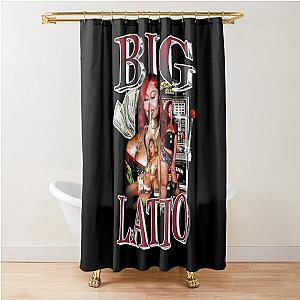 Big Latto Bootleg Shower Curtain