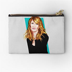 Laura Dern - An illustration by Paul Cemmick Zipper Pouch