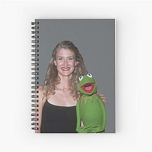 Laura Dern with Kermit Spiral Notebook