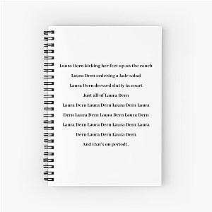 Laura Dern Song Lyrics - Spirit Awards  Spiral Notebook