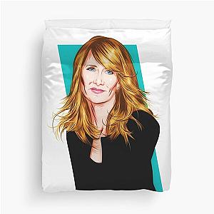 Laura Dern - An illustration by Paul Cemmick Duvet Cover