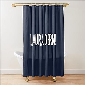 Laura Dern Black Shower Curtain