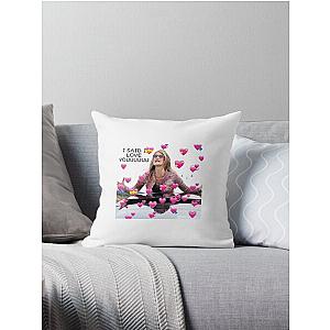 Laura Dern I said I love youuuu Throw Pillow