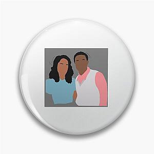 Laura Harrier and Jeremy Pope Pin
