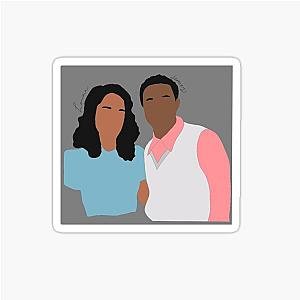 Laura Harrier & Jeremy Pope Sticker