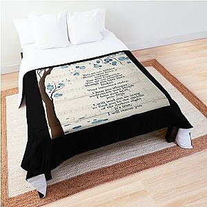 Lauren Daigle Rescue Lyrics You Are Not Hidden Poster Comforter