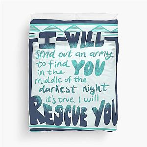 Rescue by Lauren Daigle Duvet Cover