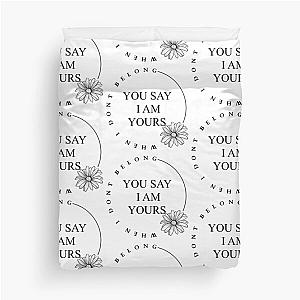 You Say Lauren Daigle Lyrics Duvet Cover