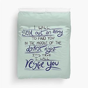 I Will Rescue You - Lauren Daigle Duvet Cover