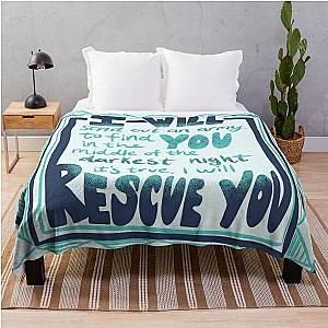 Rescue by Lauren Daigle Throw Blanket