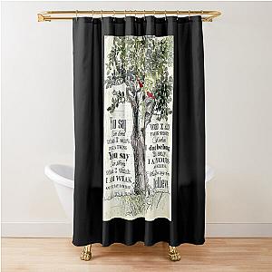 Lauren Daigle - You Say Lyrics - Tree And Cardinal Bird  Shower Curtain