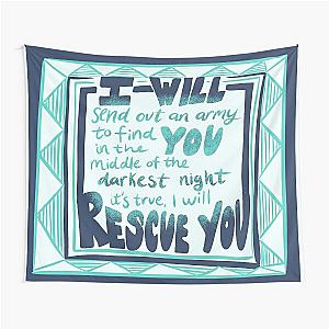 Rescue by Lauren Daigle Tapestry