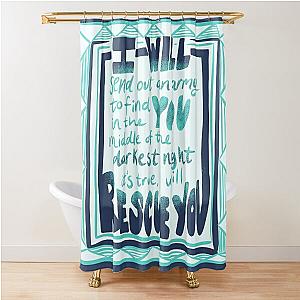 Rescue by Lauren Daigle Shower Curtain