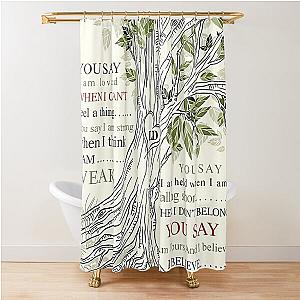 Lauren Daigle - You Say Lyrics Shower Curtain