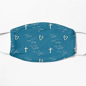 I am loved, I am strong, I am held, I am loved - Lauren Daigle lyrics Flat Mask