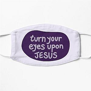 Turn your eyes upon Jesus, Lauren Daigle - Purples Flat Mask