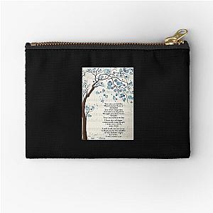 Lauren Daigle Rescue Lyrics You Are Not Hidden Poster Zipper Pouch